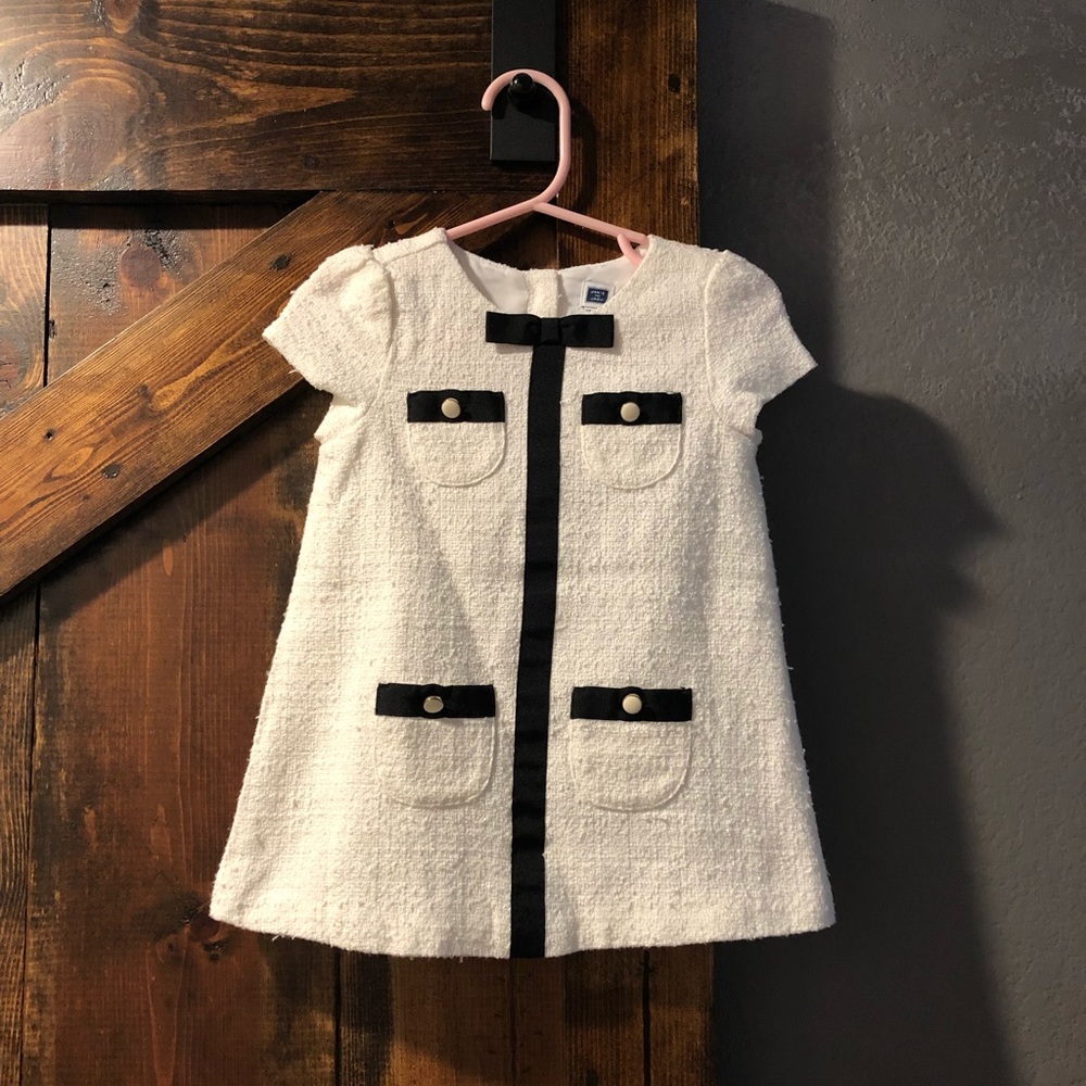 ❌SOLD❌Janie and Jack White Tweed Dress